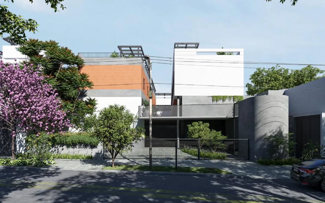 Fachada do KZA Ibirapuera, lançamento em Vila Mariana, São Paulo
