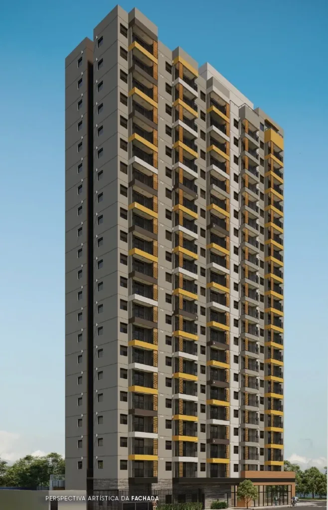 Fachada do empreendimento La Vista Club Belém – Short Stay