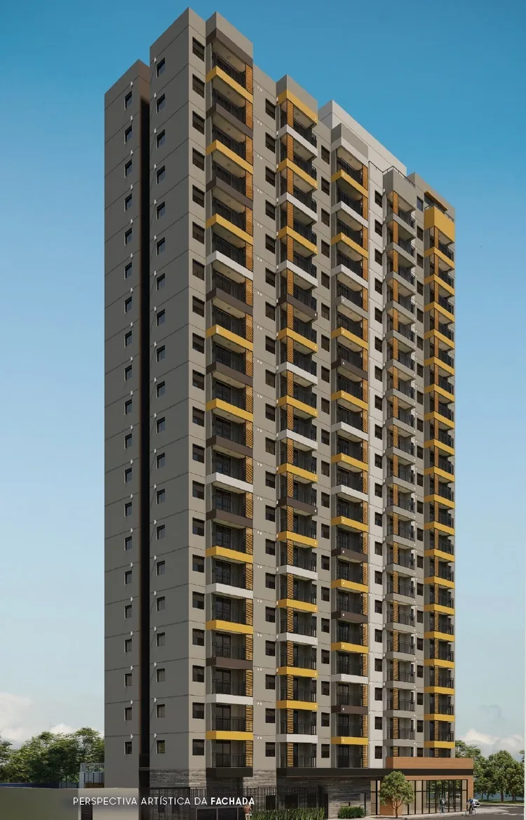 Fachada do La Vista Club Belém, lançamento em Belenzinho, São Paulo