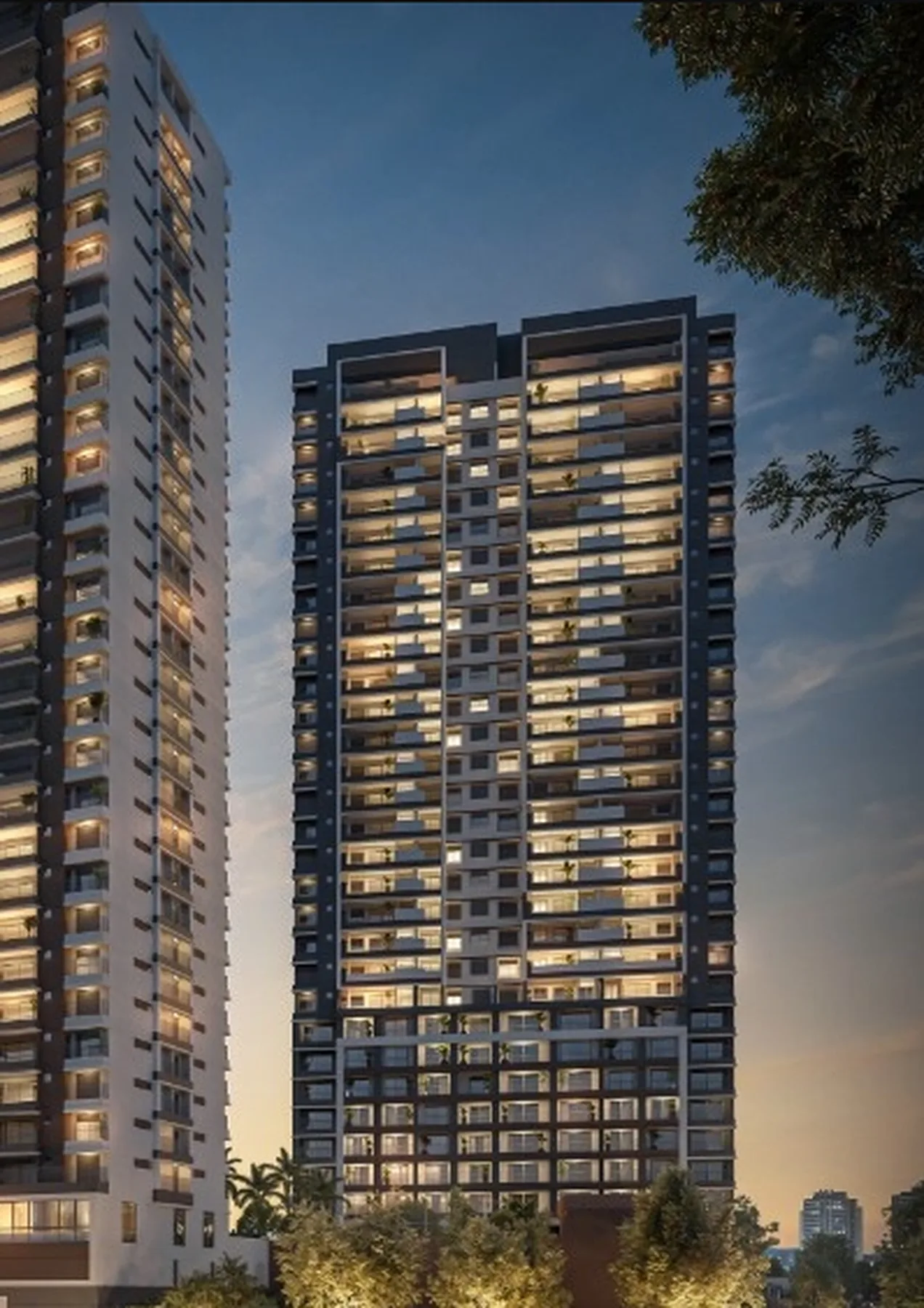 Fachada do Landmark Santa Cruz, lançamento em Ipiranga, São Paulo