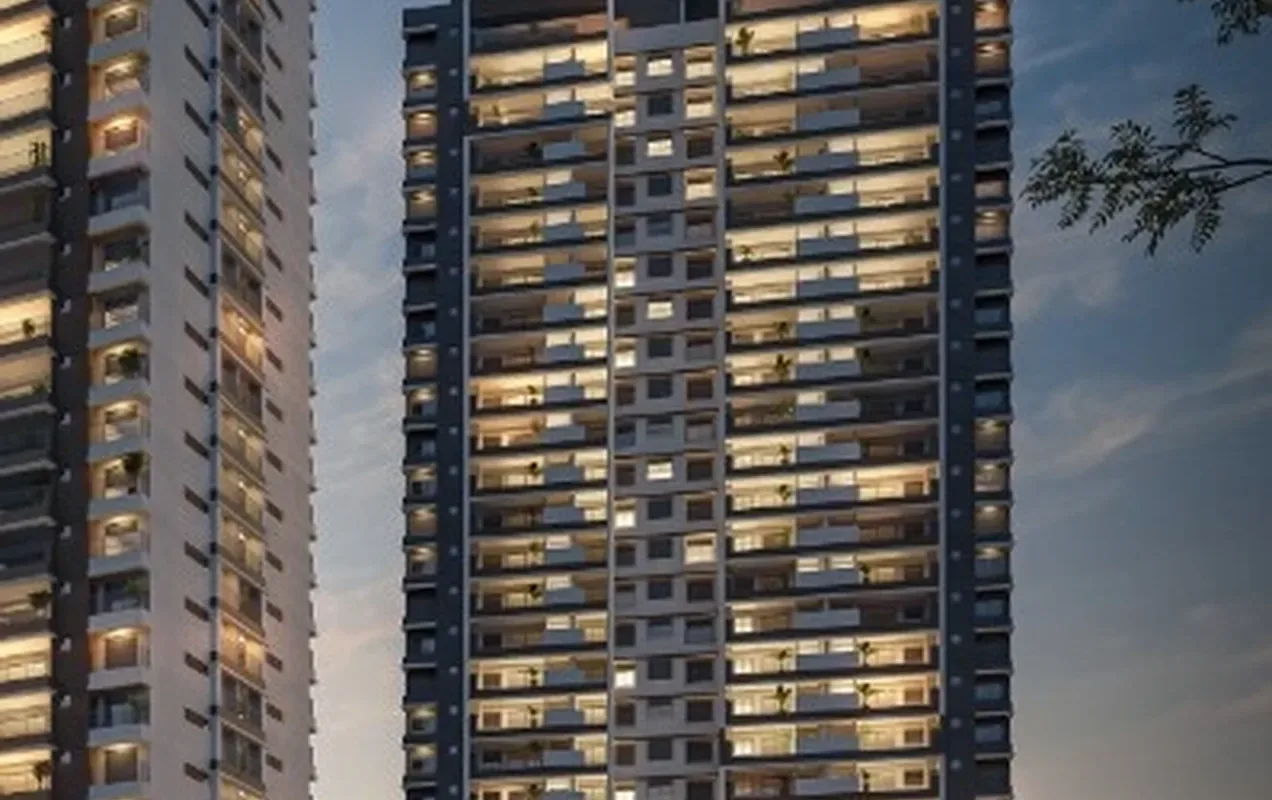 Fachada do Landmark Santa Cruz by Diálogo Smart Spaces, lançamento em Ipiranga, São Paulo