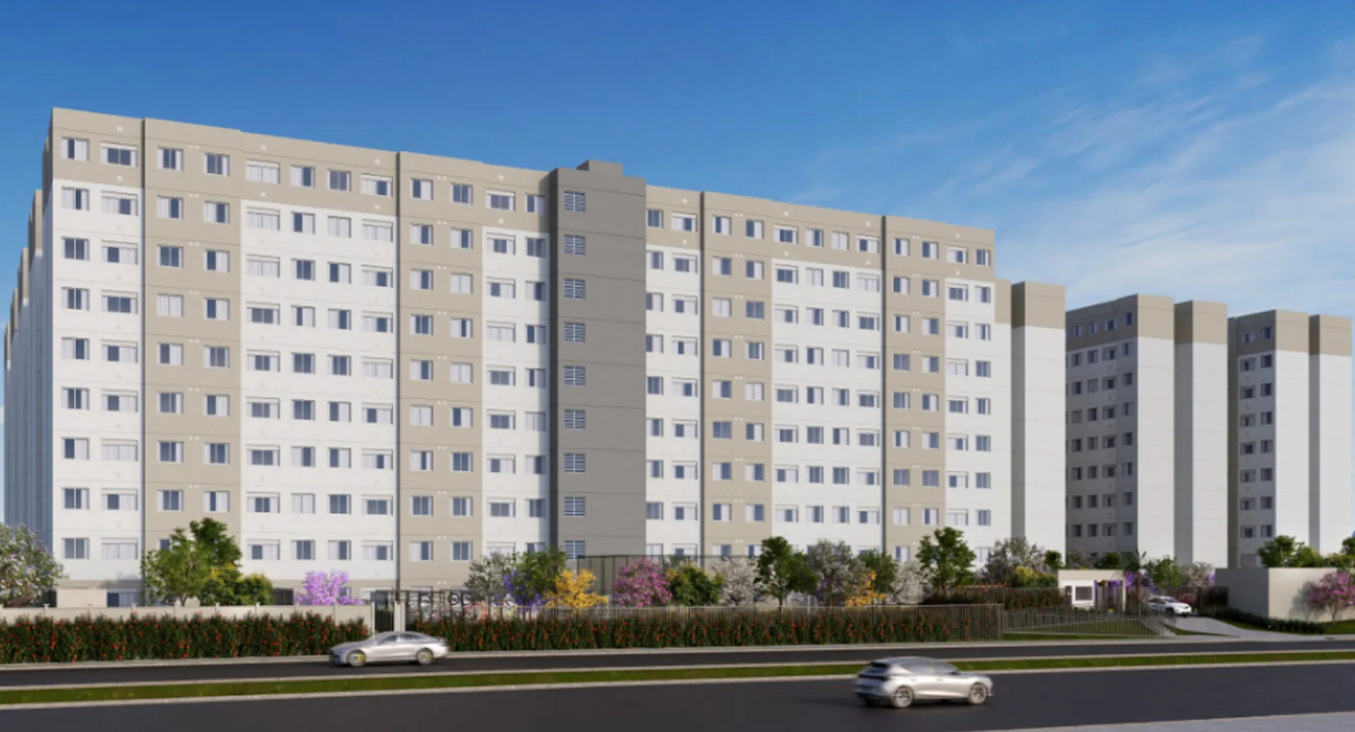 Fachada do Life Jaguaré Fase 3, lançamento em Jaguaré, São Paulo