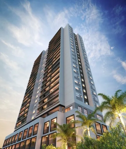 Fachada do empreendimento Living Duett Mooca