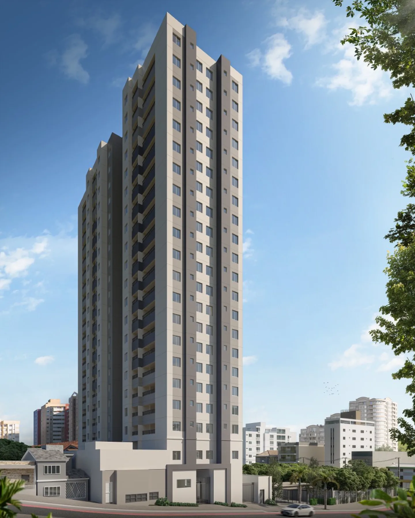 Fachada 2 do Livus Estilo Oratório em Vila Prudente, São Paulo
