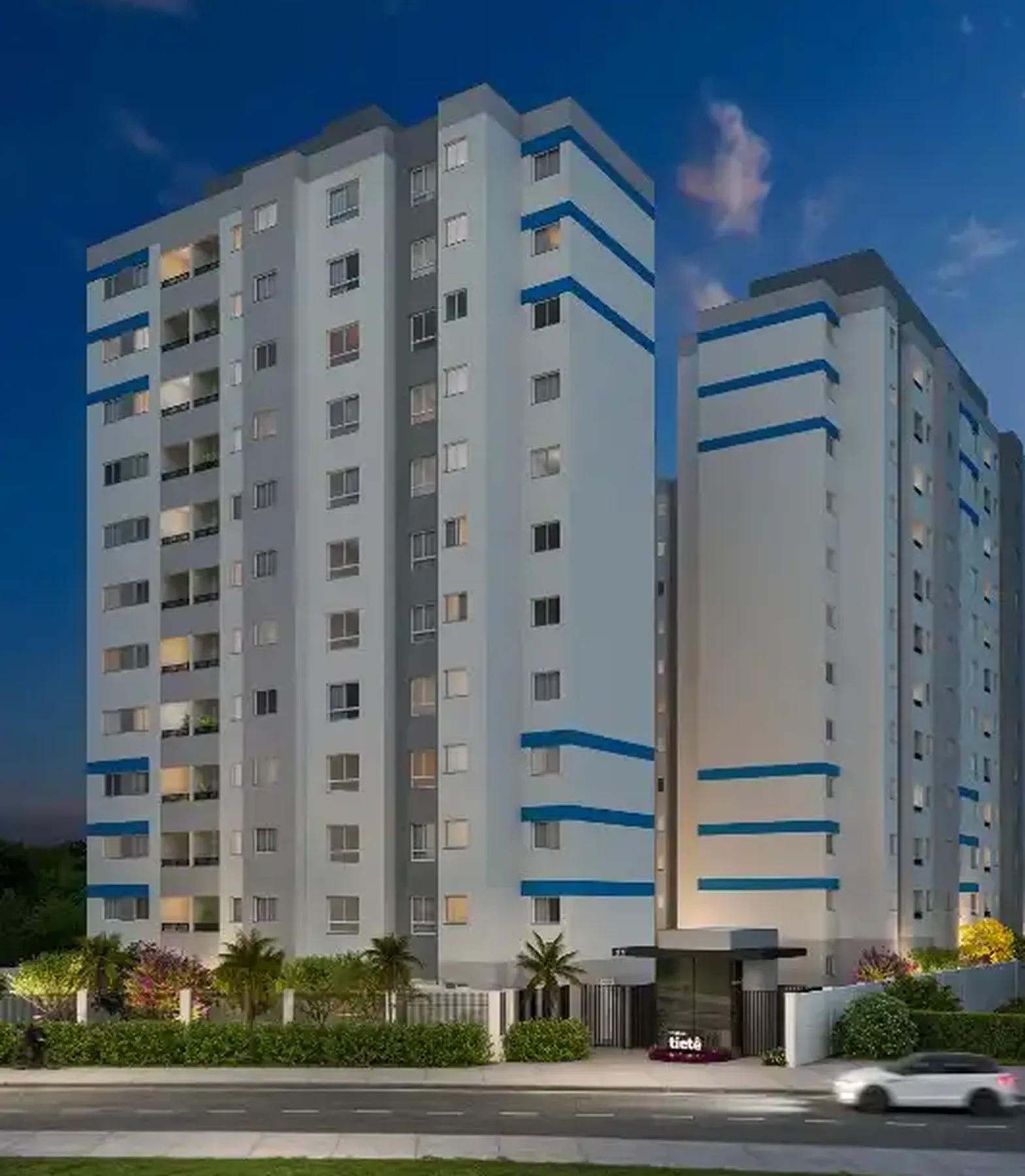 Fachada do Longitude Tietê, lançamento em Vila Pirituba, São Paulo
