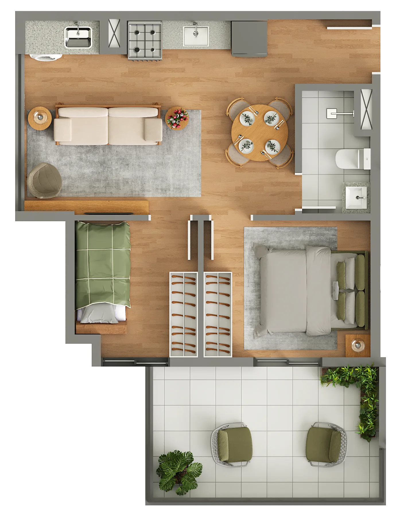 Planta do Luminare Vila Granada em Vila Ré, São Paulo