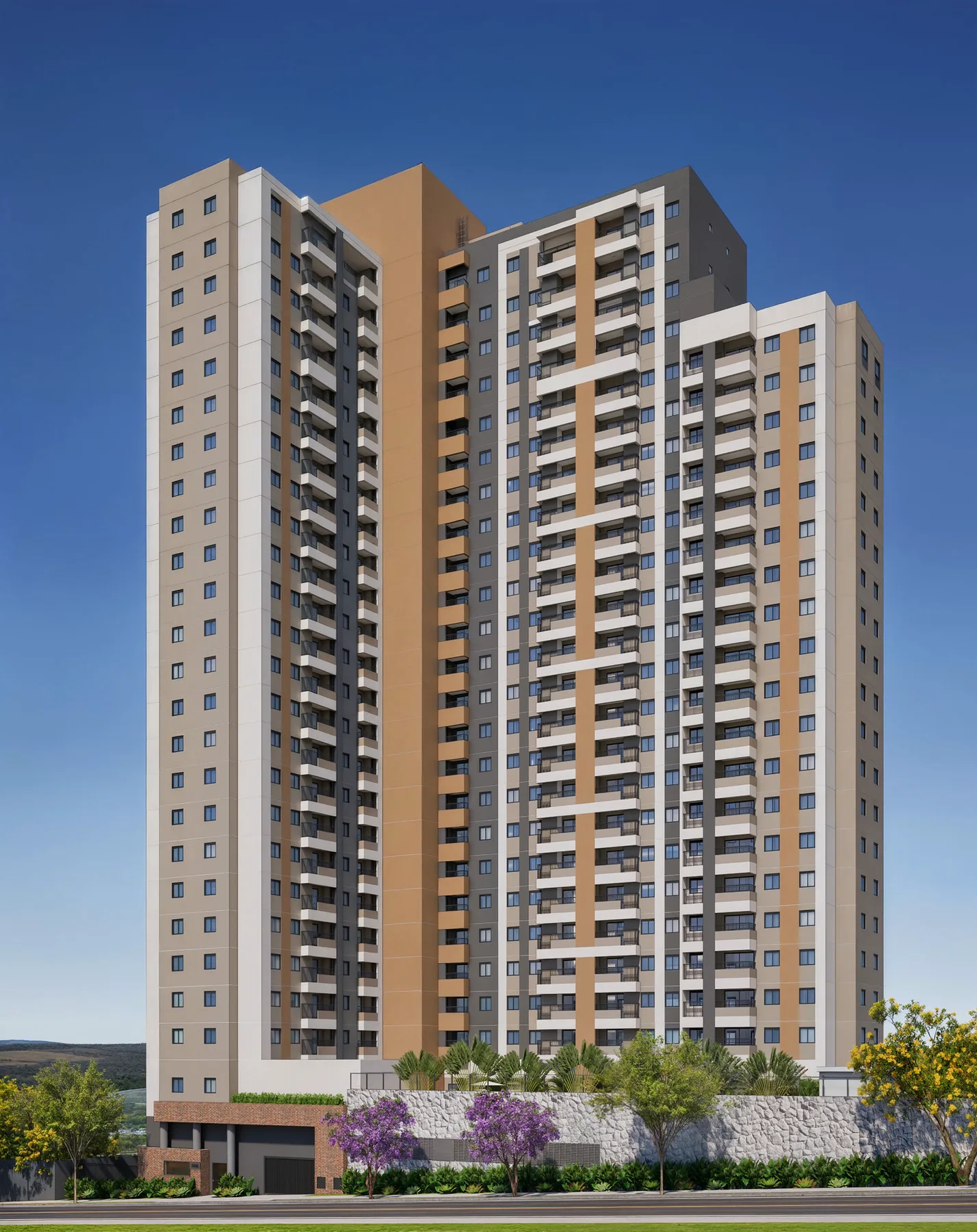 Fachada do Lyon Penha, lançamento em Penha, São Paulo