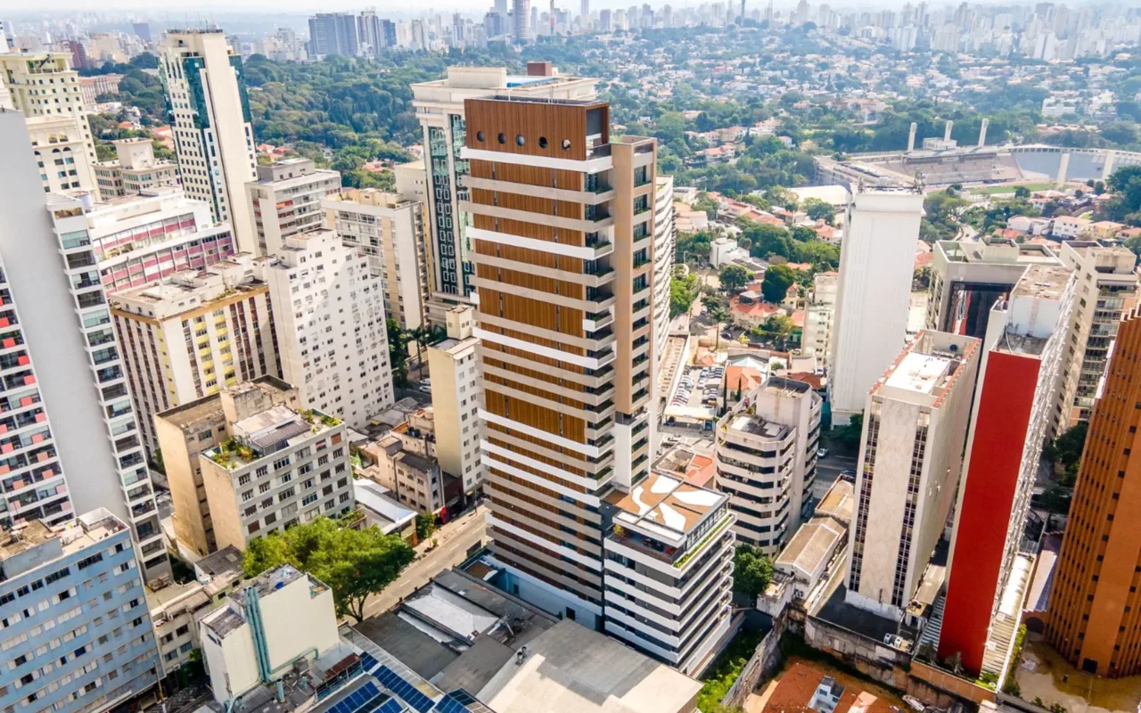 Fachada do Maceió 88 by You, lançamento em Higienópolis, São Paulo