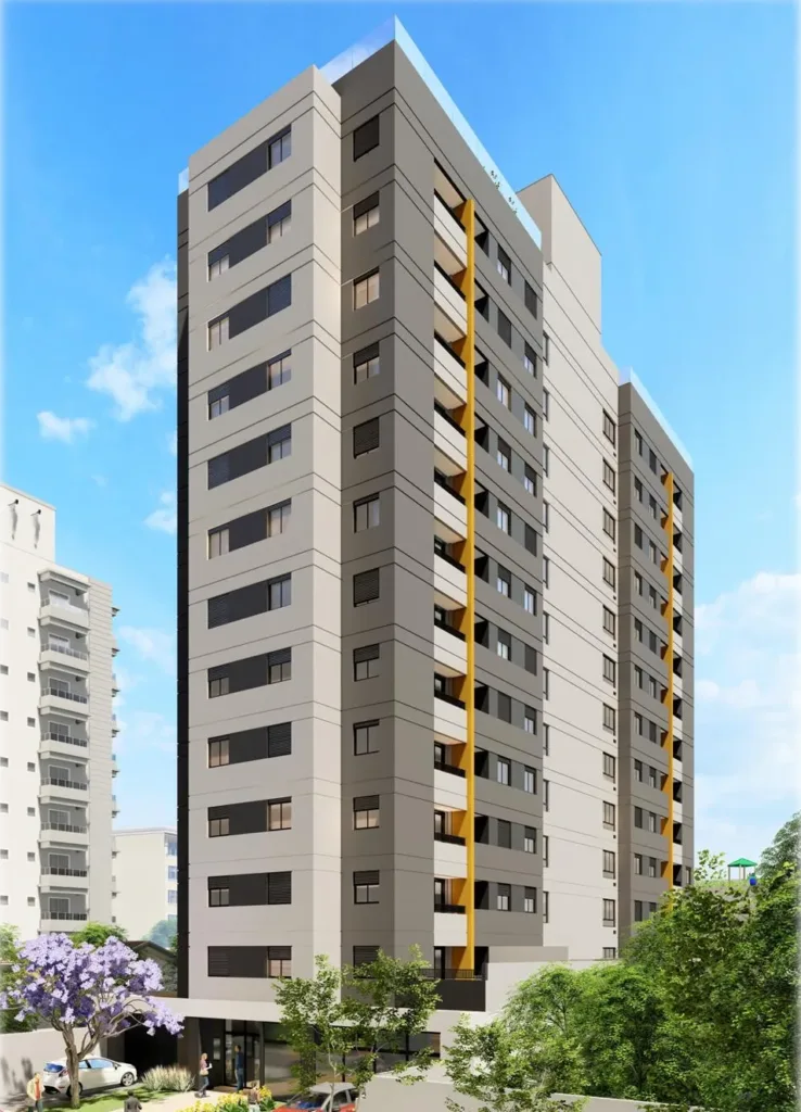Fachada do empreendimento Mbigucci Joy