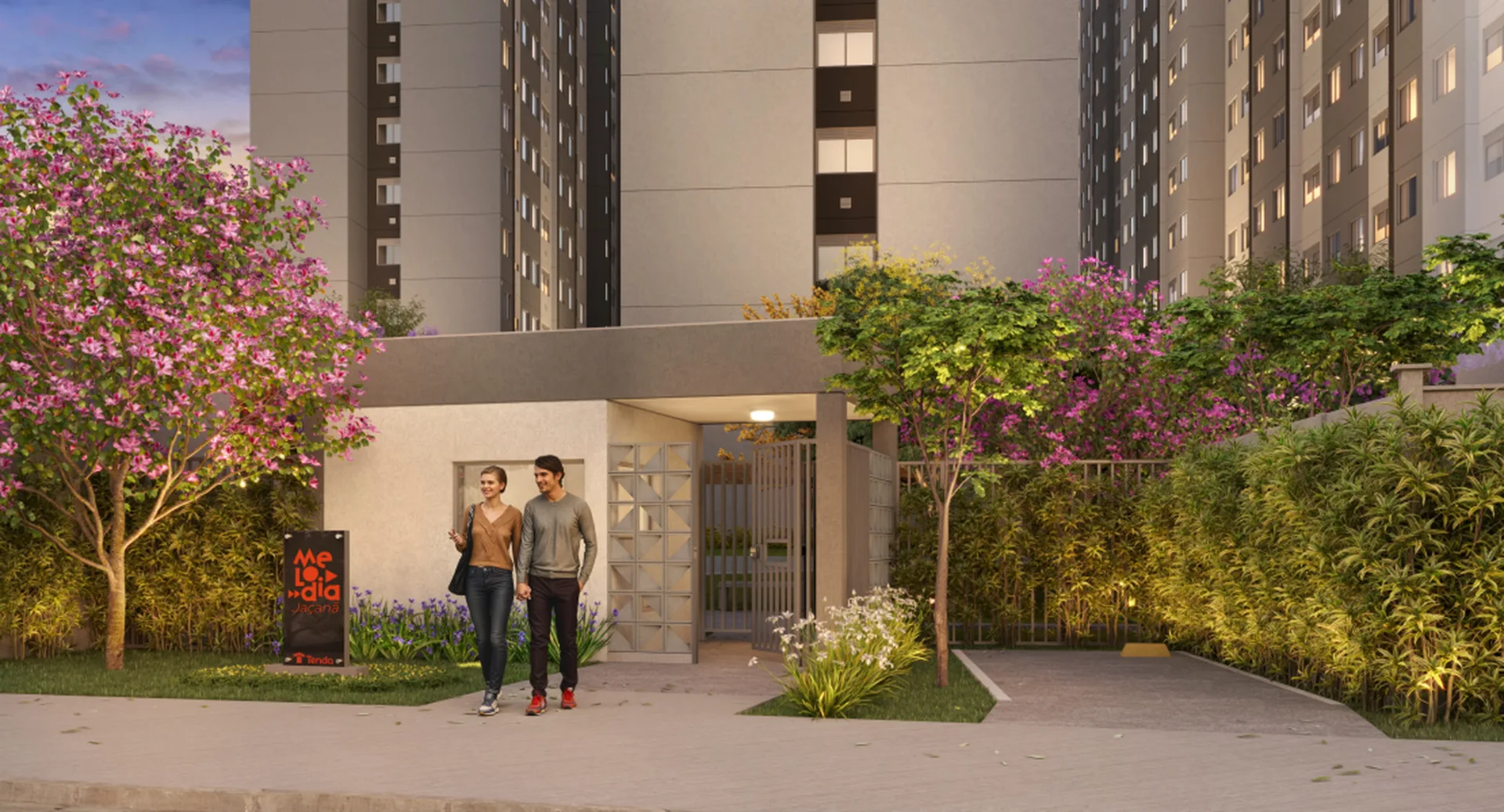 Fachada do Melodia Jaçanã Fase 2, lançamento em Jaçanã, São Paulo
