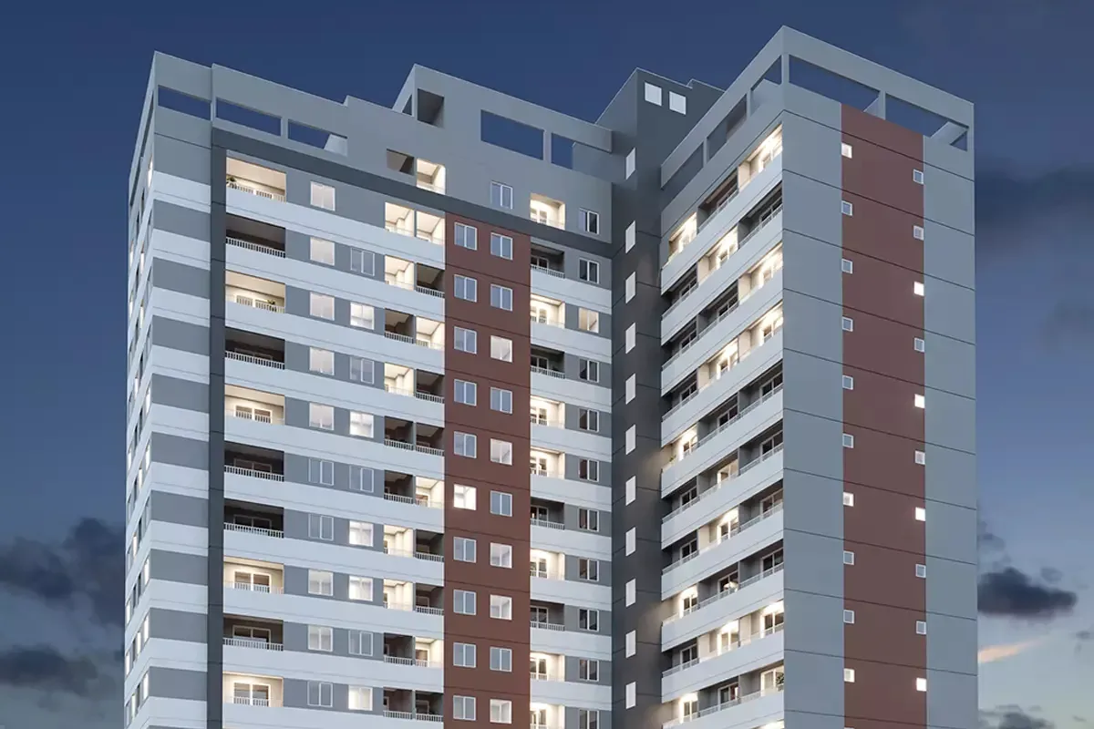 Fachada do Metrocasa Aricanduva, lançamento em São Paulo