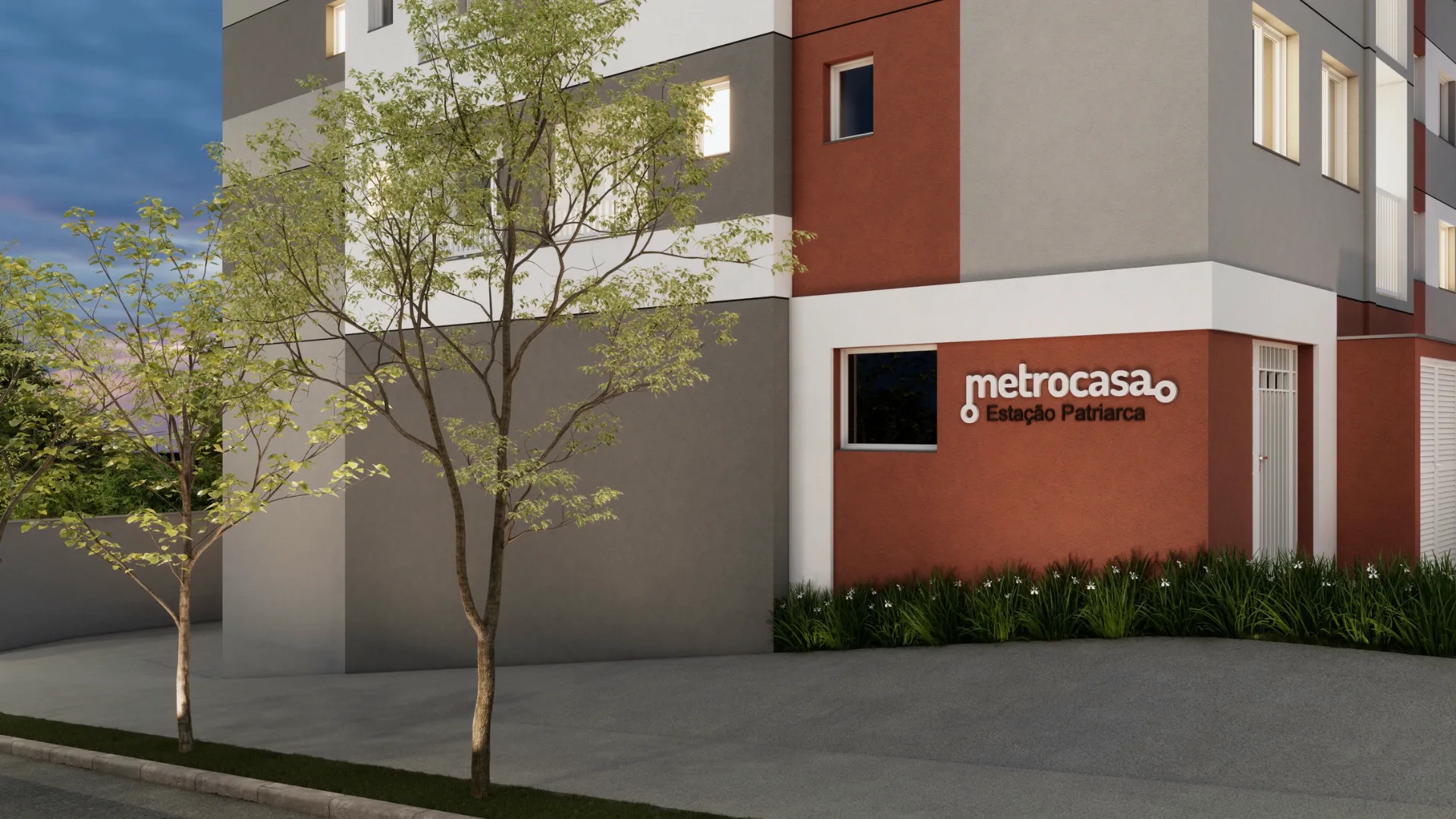 Fachada 2 do Metrocasa Estação Patriarca em Vila Ré, São Paulo