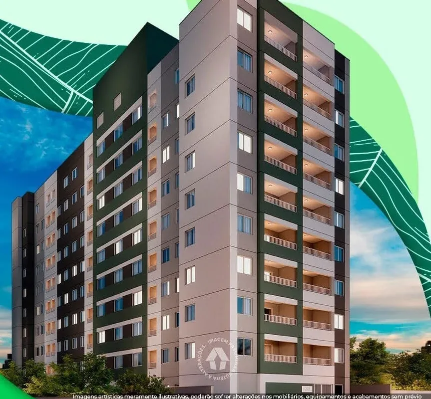 Fachada do Metrocasa Jardim Botânico, lançamento em Cursino, São Paulo