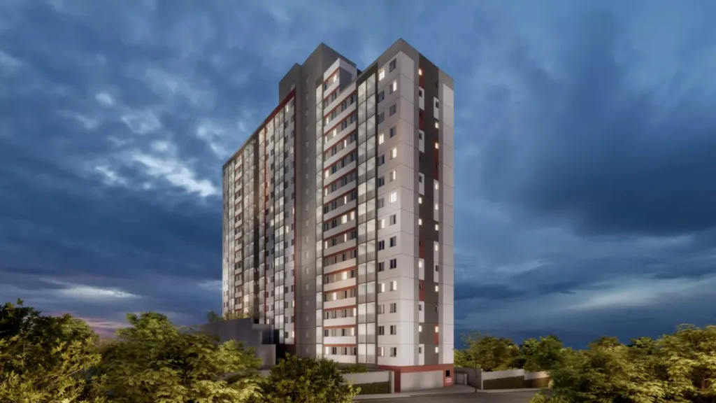 Fachada do empreendimento Metrocasa Penha de França