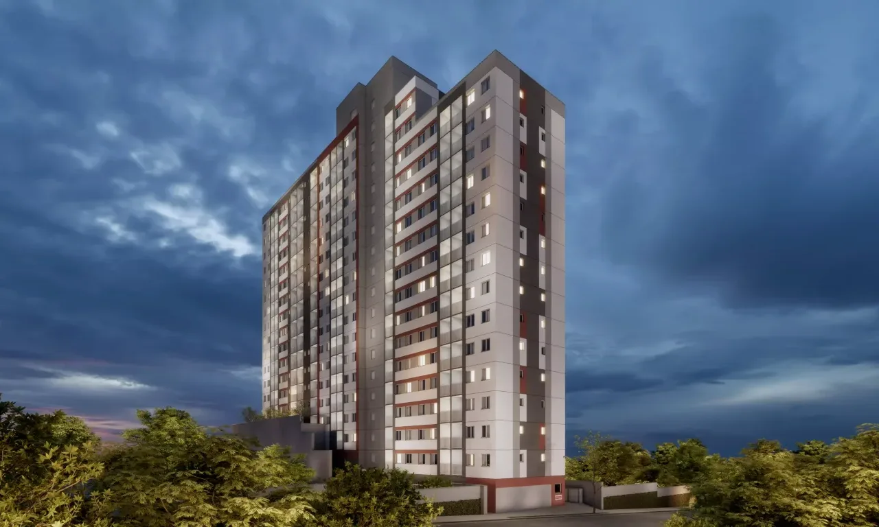 Fachada do Metrocasa Penha de França, lançamento em Penha, São Paulo