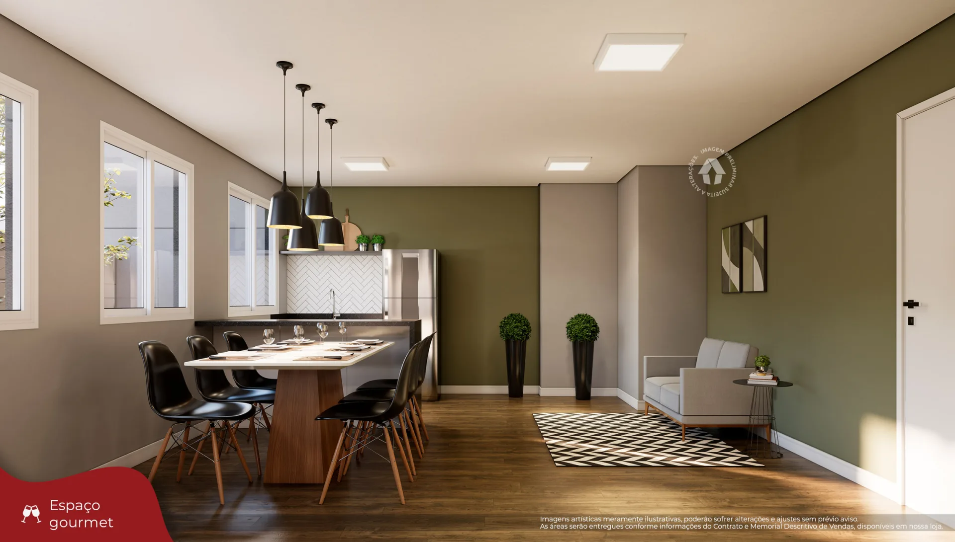 Lazer espaço gourmet do Metrocasa Vila Ré em Vila Ré, São Paulo