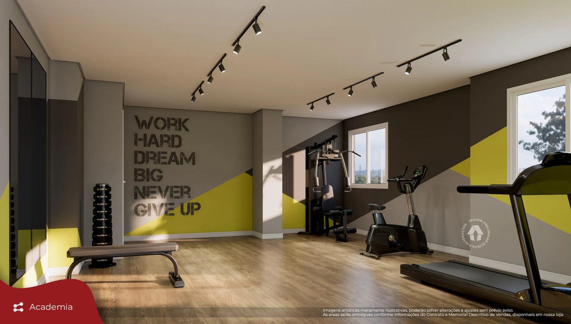 Lazer fitness do Metrocasa Vila Ré em Vila Ré, São Paulo