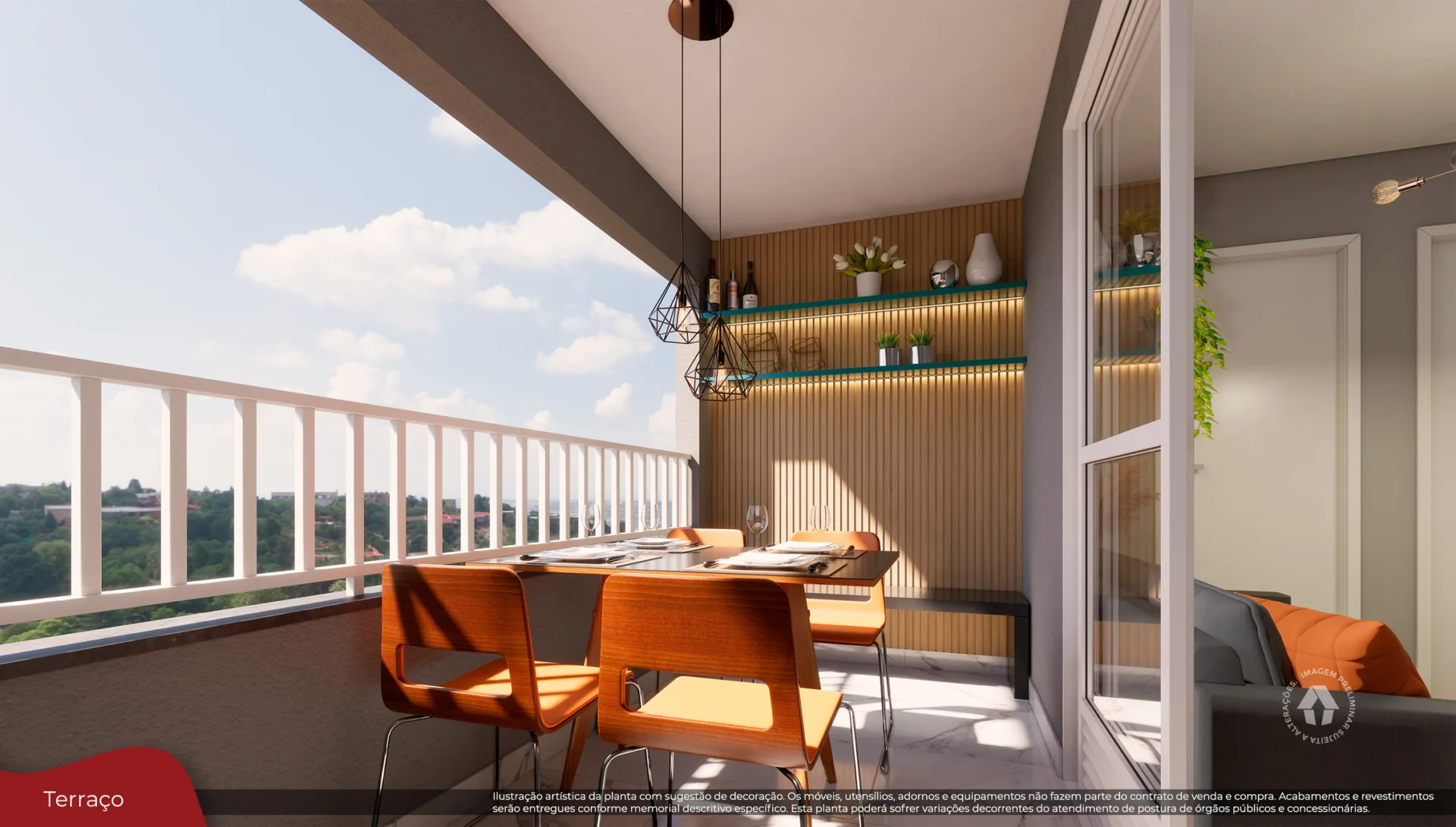 Lazer terraço do Metrocasa Vila Ré em Vila Ré, São Paulo