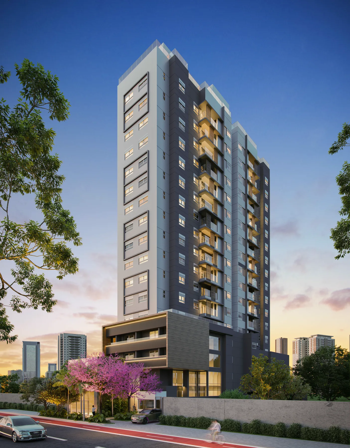 Fachada do Mirart Vila Mariana, lançamento em Vila Mariana, São Paulo
