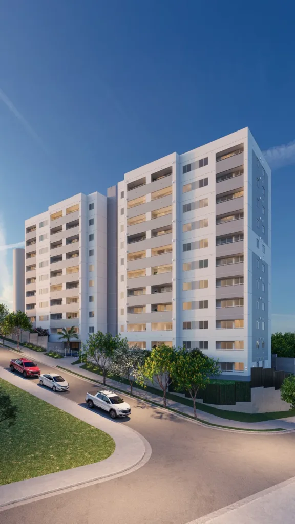 Fachada do empreendimento Mob Campo Limpo