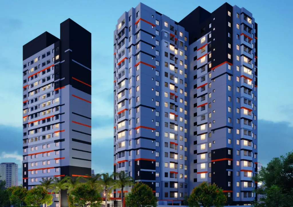 Fachada do empreendimento Mundo Apto Inajar – Short Stay