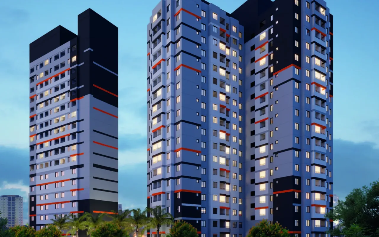 Fachada do Mundo Apto Inajar, lançamento em Limão, São Paulo