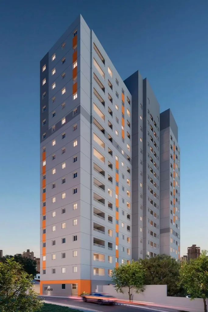 Fachada do empreendimento Mundo Apto Piqueri – Short Stay