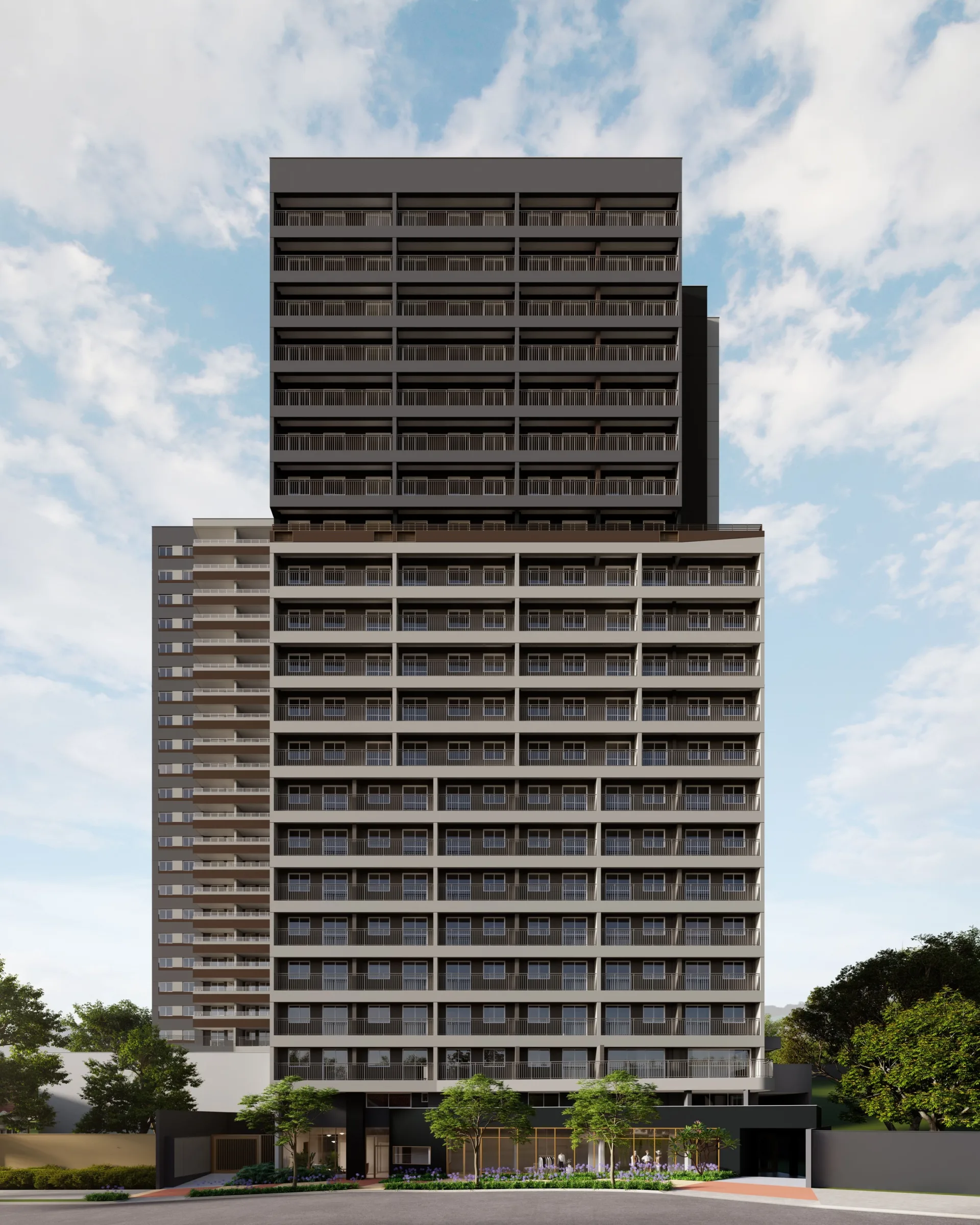 Fachada 2 do Near Guarapiranga Living em São Paulo