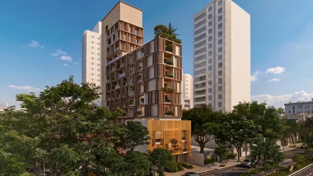 Fachada do empreendimento Noor Jardins II