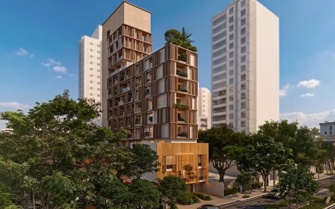 Fachada do Noor Jardins II, lançamento em Jardim Paulista, São Paulo