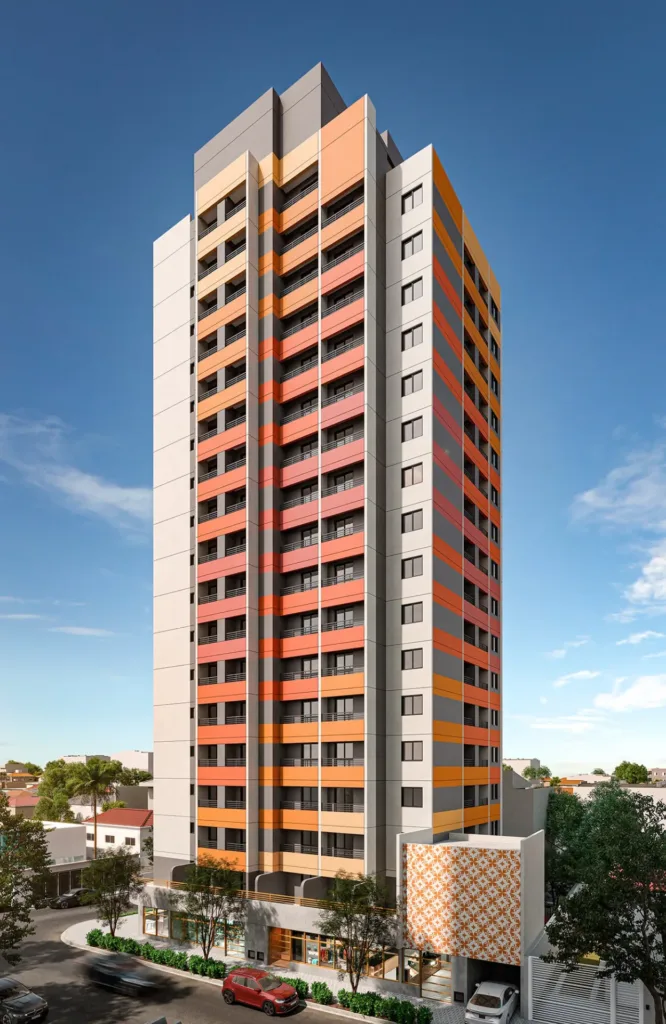 Fachada do empreendimento Nurban Barão de Campinas