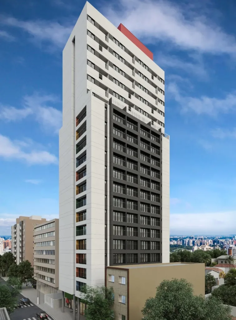 Fachada do empreendimento Nurban Liberdade