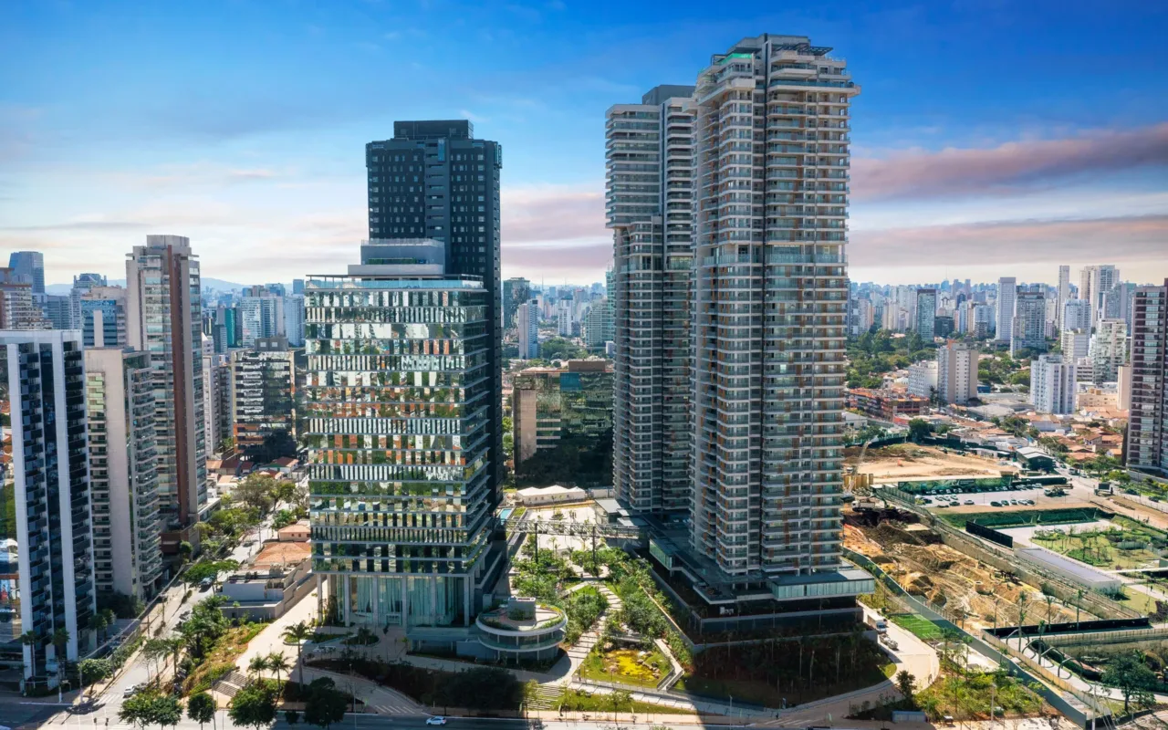 Fachada do O Parque | Torre Cipó, lançamento em Brooklin, São Paulo