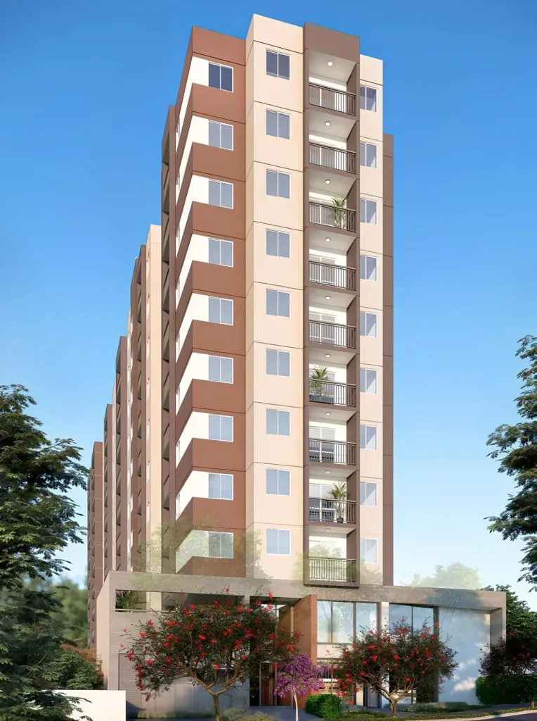 Fachada do empreendimento Oli Ipiranga – Short Stay