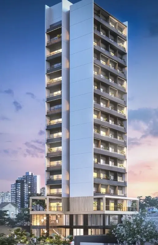 Fachada do ON Alvorada 183, lançamento em Vila Olímpia, São Paulo