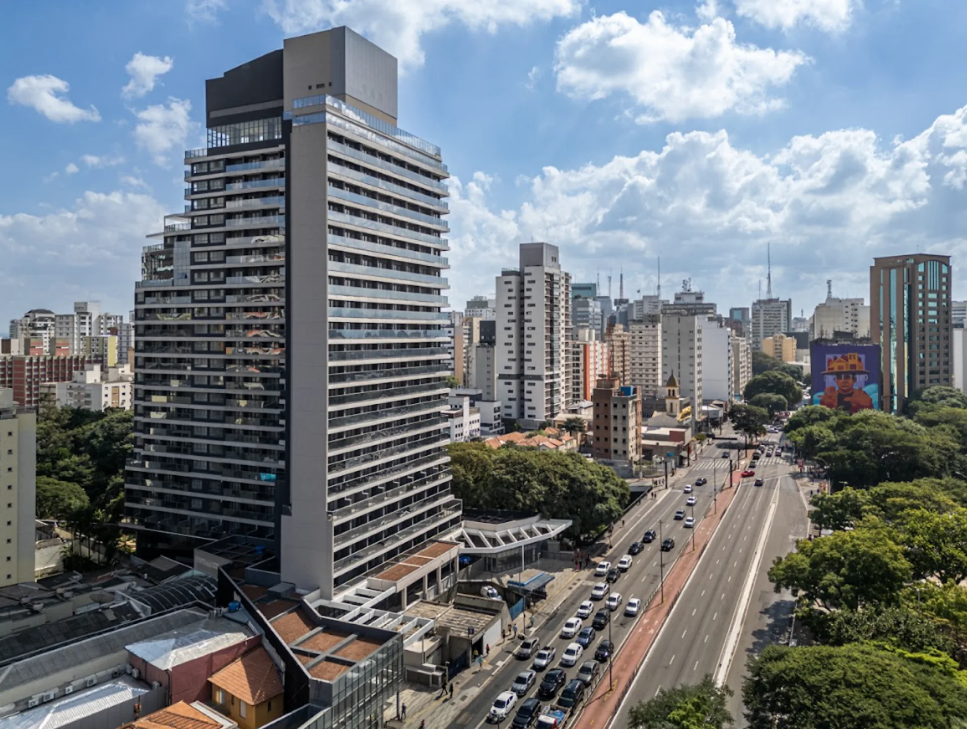 Fachada do ON Paulista, lançamento em Vila Mariana, São Paulo