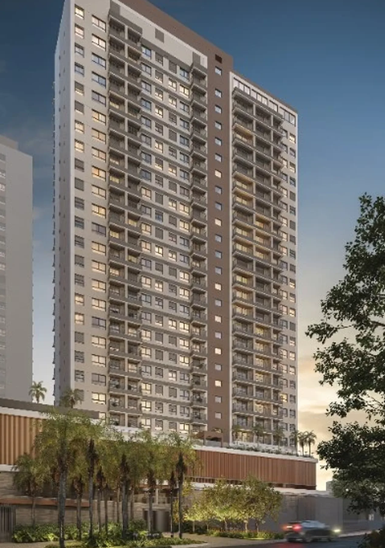 Fachada do Orbya Vila Carrão by Diálogo Home Spaces, lançamento em Vila Carrão, São Paulo