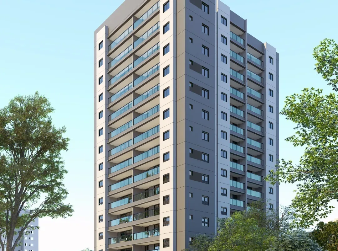 Fachada do Palatium Ipiranga, lançamento em Ipiranga, São Paulo