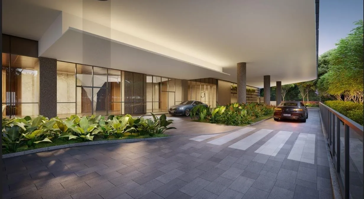 Portaria do Parque Global PG Residences em Panamby, São Paulo