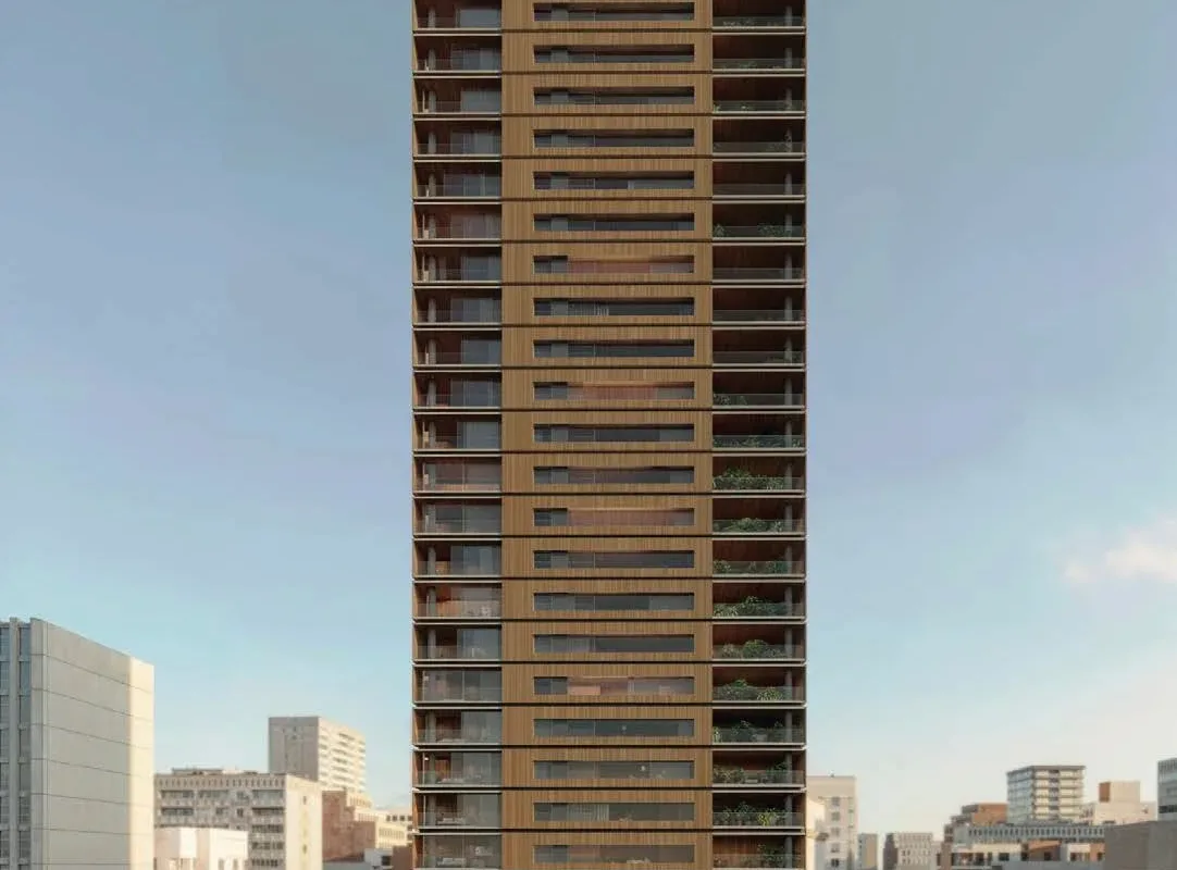 Fachada do Pinna 5109, lançamento em Jardim Paulista, São Paulo