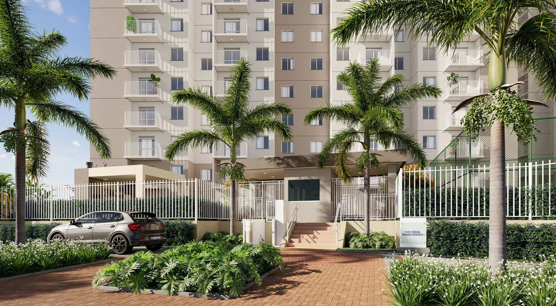 Fachada do Plano&Vista Santo Amaro, lançamento em Santo Amaro, São Paulo