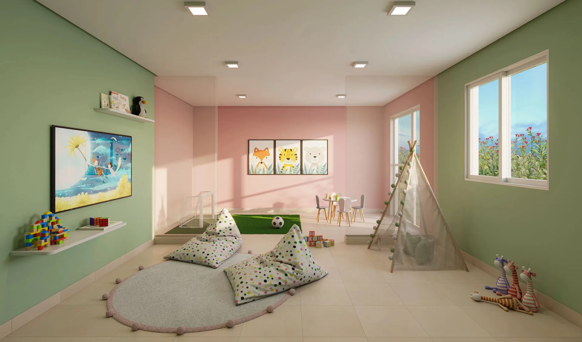 Plano&Estação Mooca – Short Stay — área de lazer 3