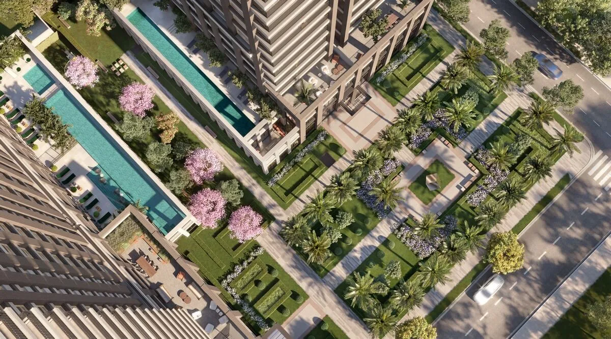 Fachada 2 do Praça Lindenberg Clodomiro em Itaim Bibi, São Paulo