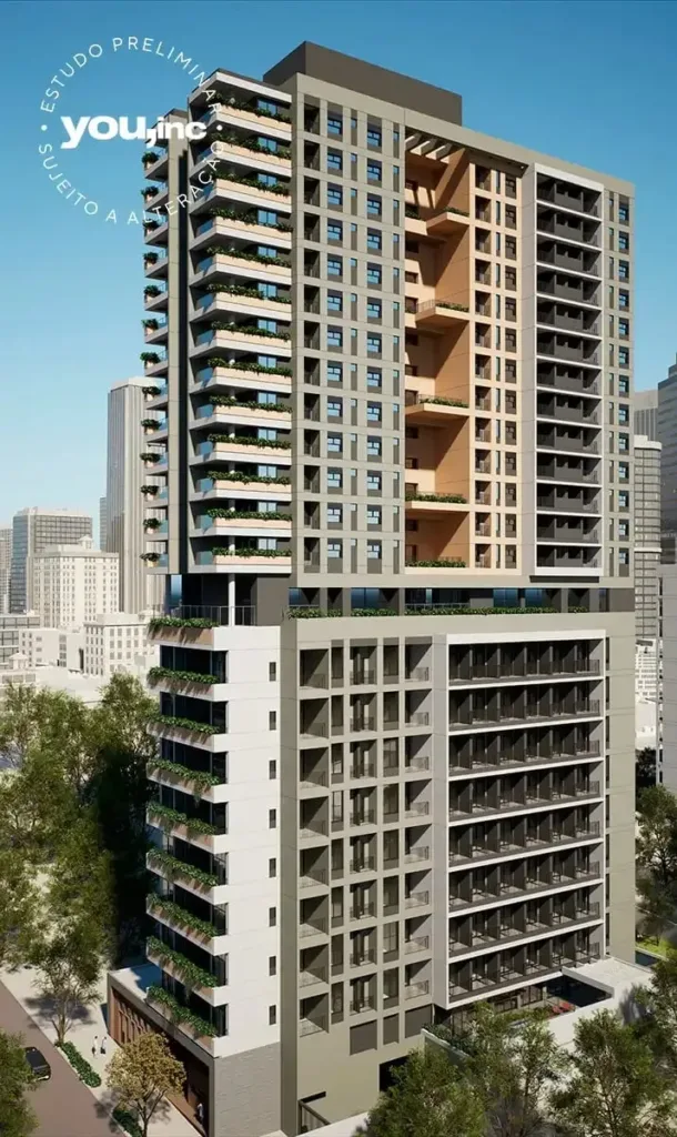 Fachada do empreendimento Quartier Capote by You