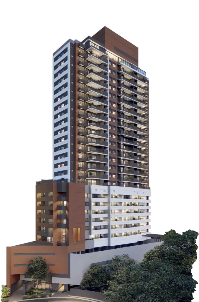 Fachada do empreendimento Raízes Alto Freguesia do Ó – Short Stay