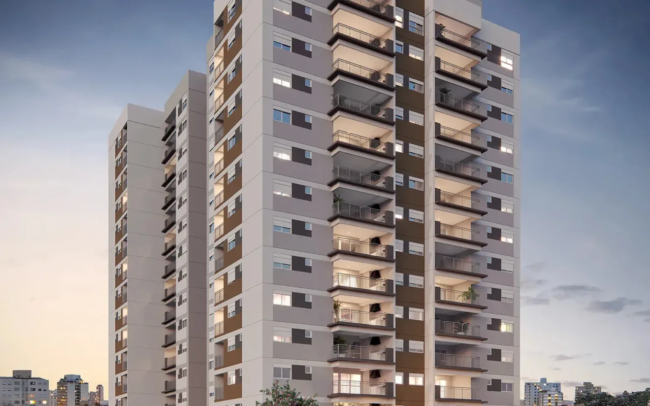Fachada do Raízes Jardim São Paulo, lançamento em Jardim São Paulo, São Paulo
