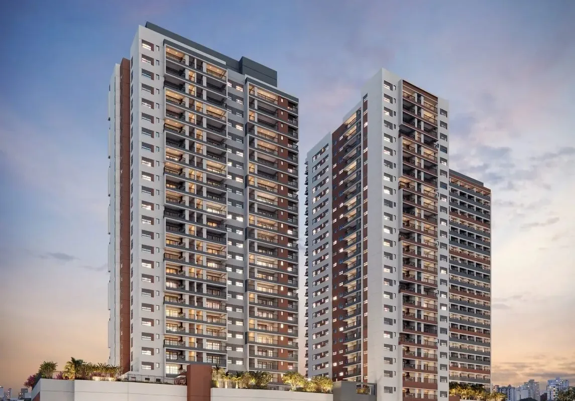 Fachada do Raízes Premium Butantã, lançamento em Butantã, São Paulo