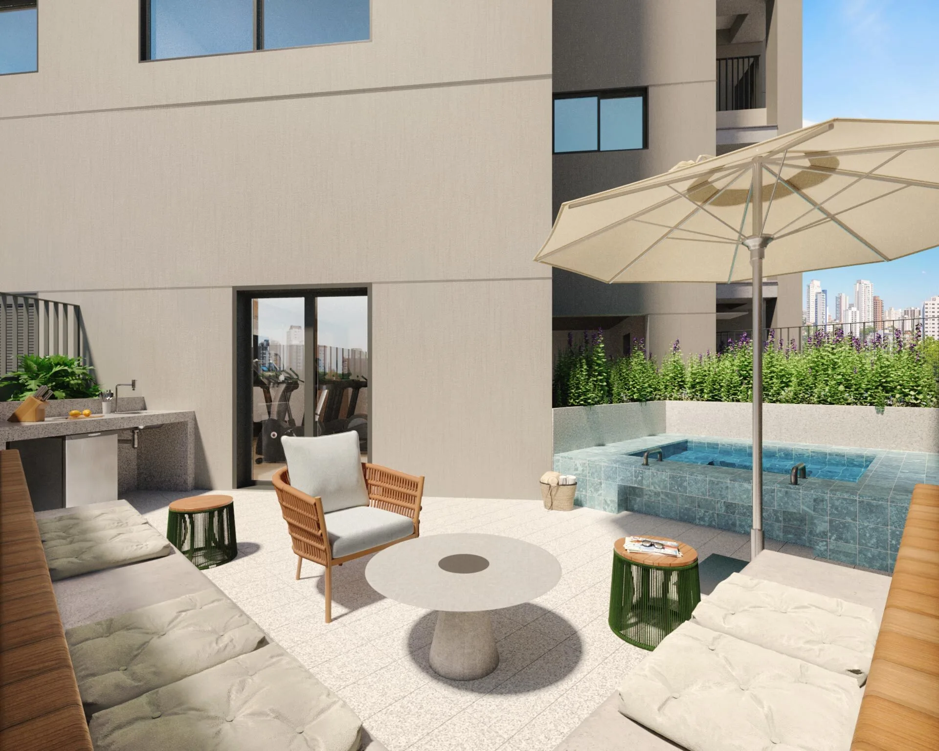 Reserva Madalena Studios — área de lazer 1
