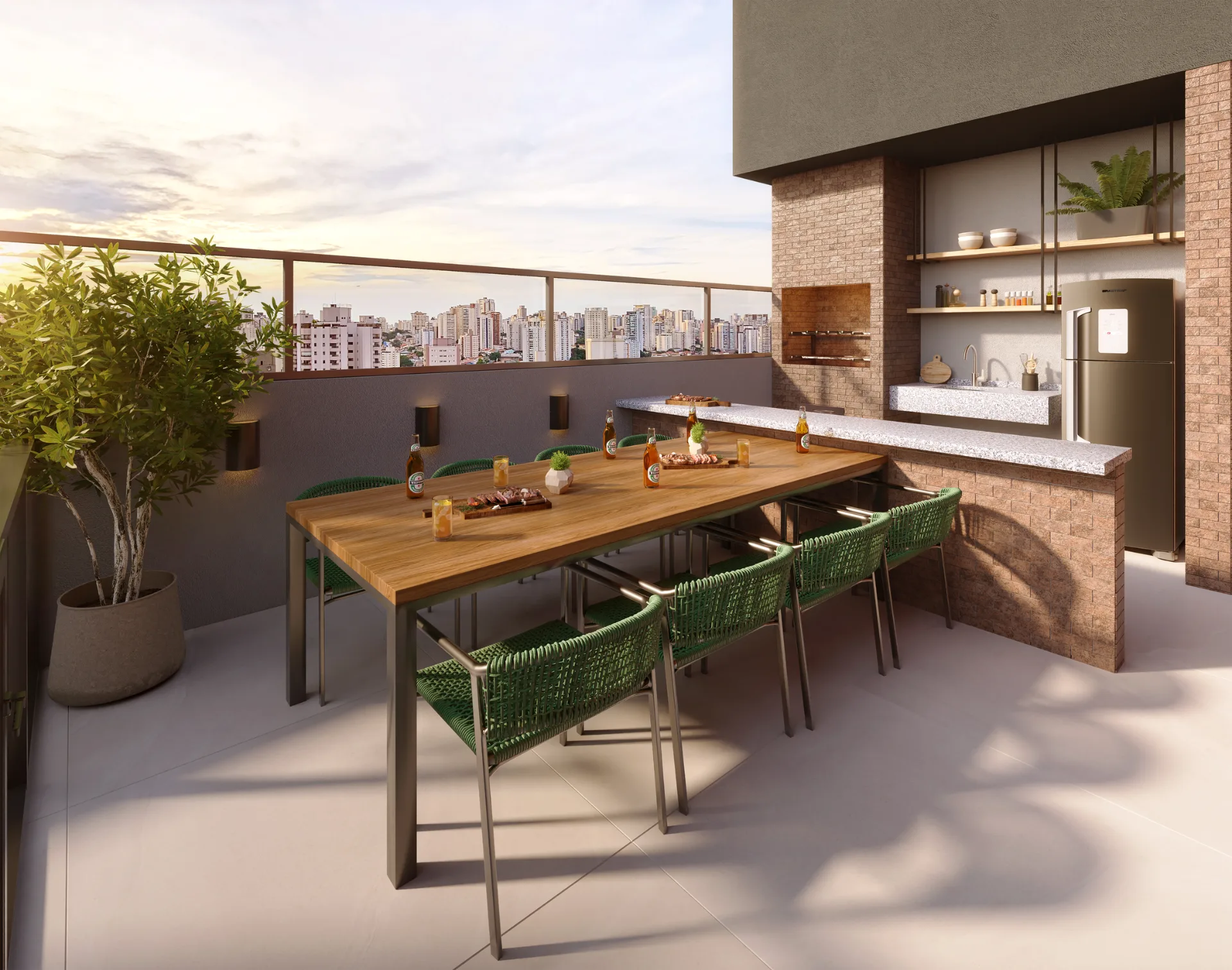 Rooftop Perdizes — área de lazer 2