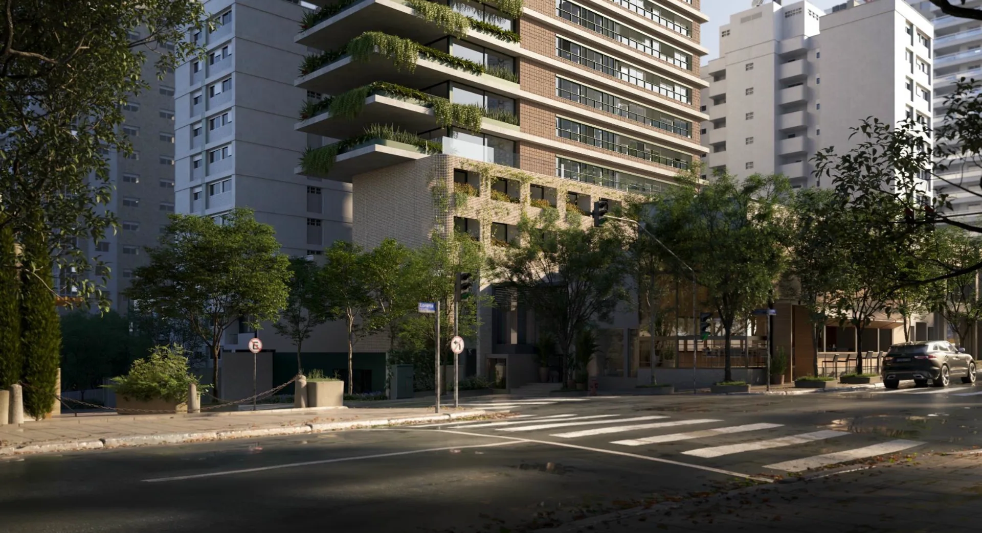 Fachada 2 do Serena Studios em Cerqueira César, São Paulo
